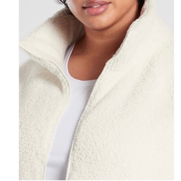 Athleta Tugga Sherpa Jacket Size 1X - Picture 4 of 12